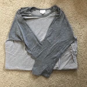 LLR Randy sz L. Ultra soft heathered grey